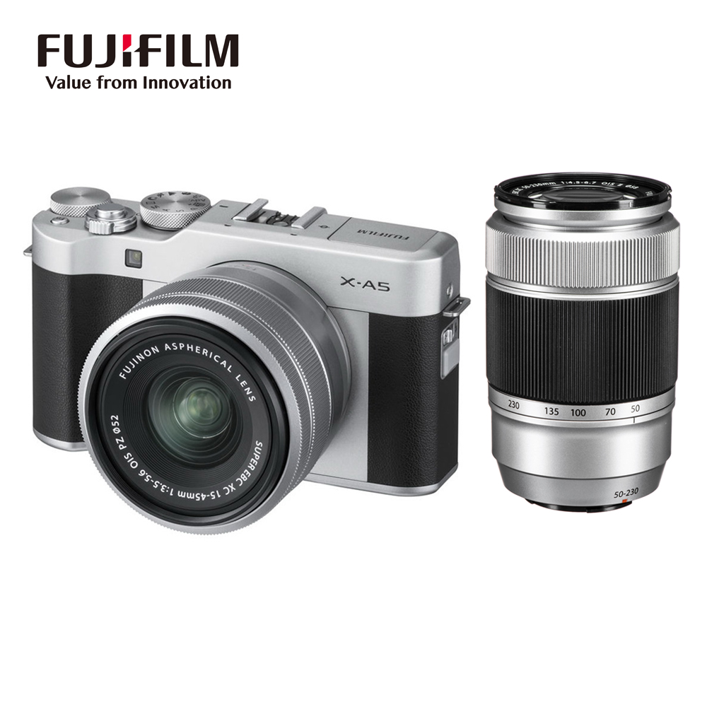 Fujifilm X-A5 Lens 15-45mm + 50-230mm 